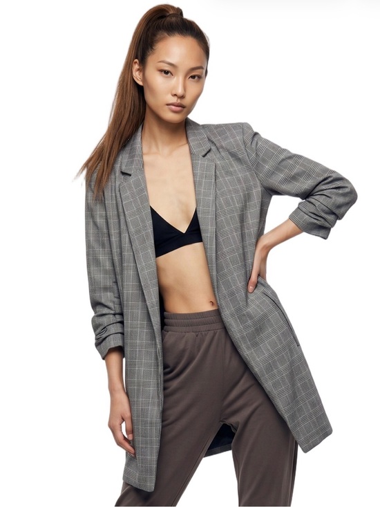 Rachel Zoe Jackets & Blazers - Rachel Zoe Gray Plaid Blazer